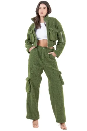 Cozy Bae Teddy Pant Set