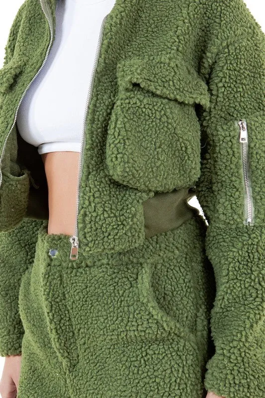 Cozy Bae Teddy Pant Set