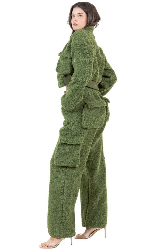 Cozy Bae Teddy Pant Set