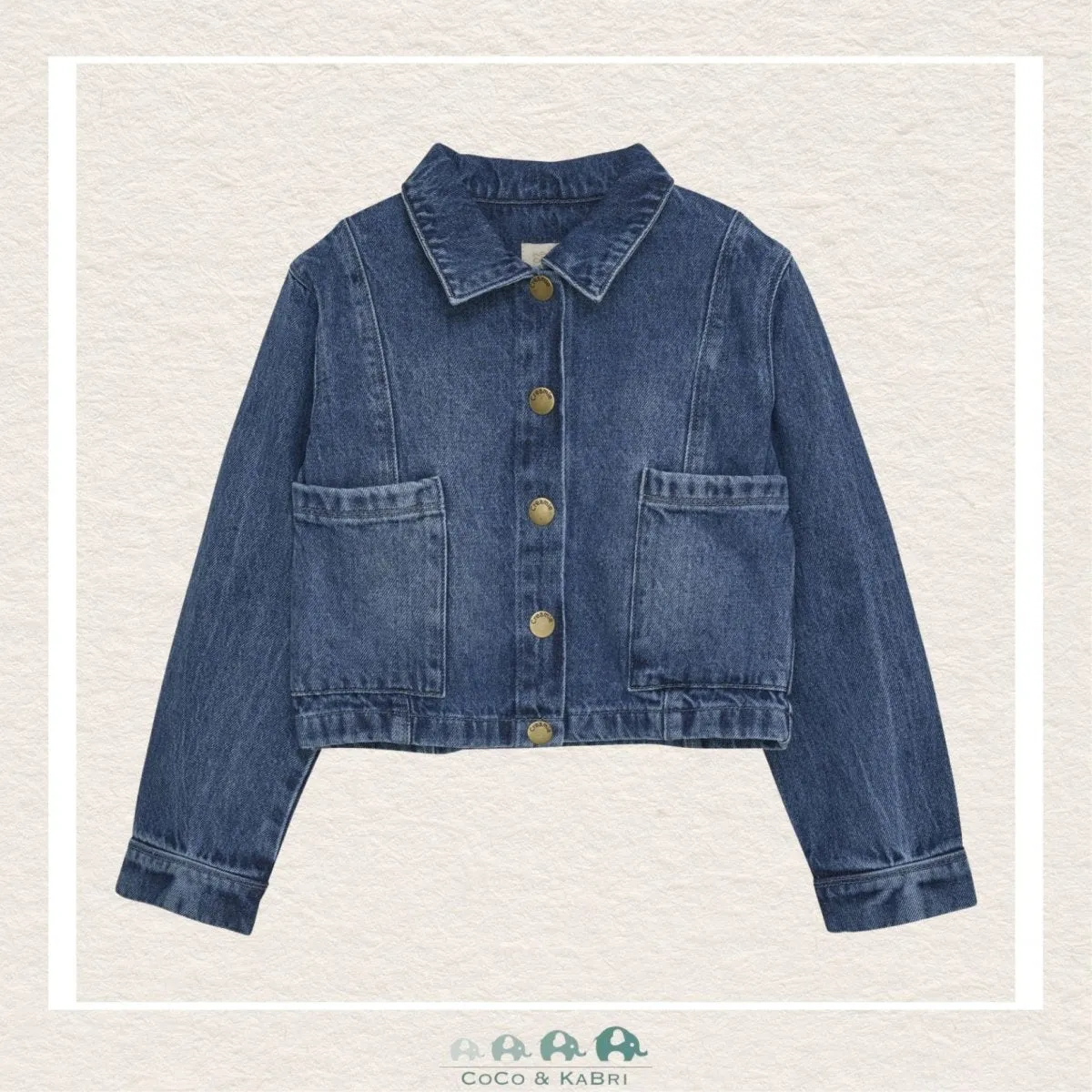 Creamie : Girls Cropped Denim Jacket