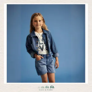 Creamie : Girls Cropped Denim Jacket
