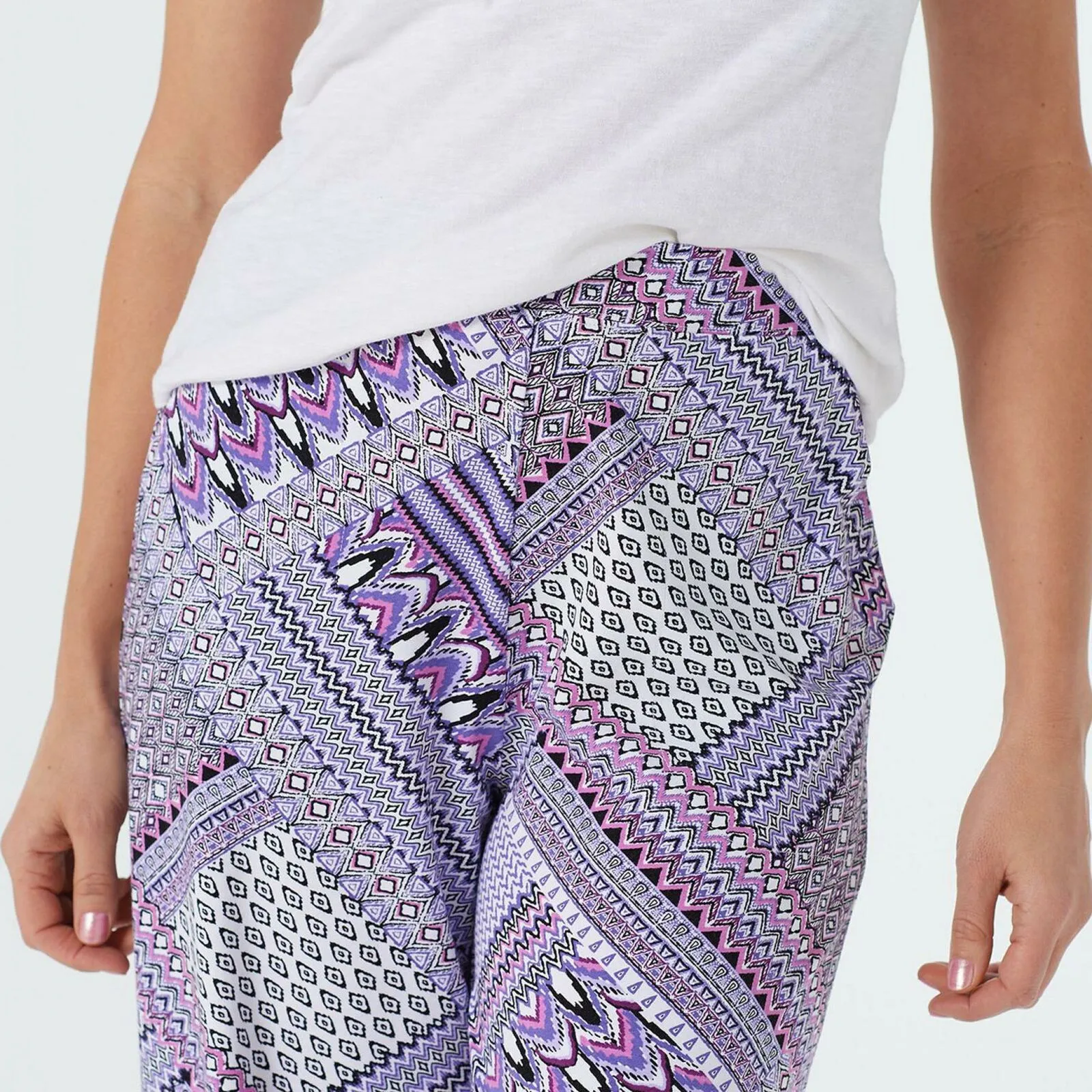 Denim & Co. Plus Petite Pull-On Wide Leg Beach Pants