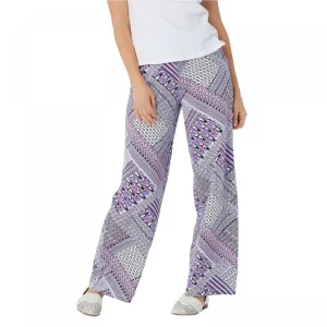Denim & Co. Plus Petite Pull-On Wide Leg Beach Pants