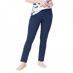 Denim & Co. Women's Stretch Twill Slim Straight Leg Pants
