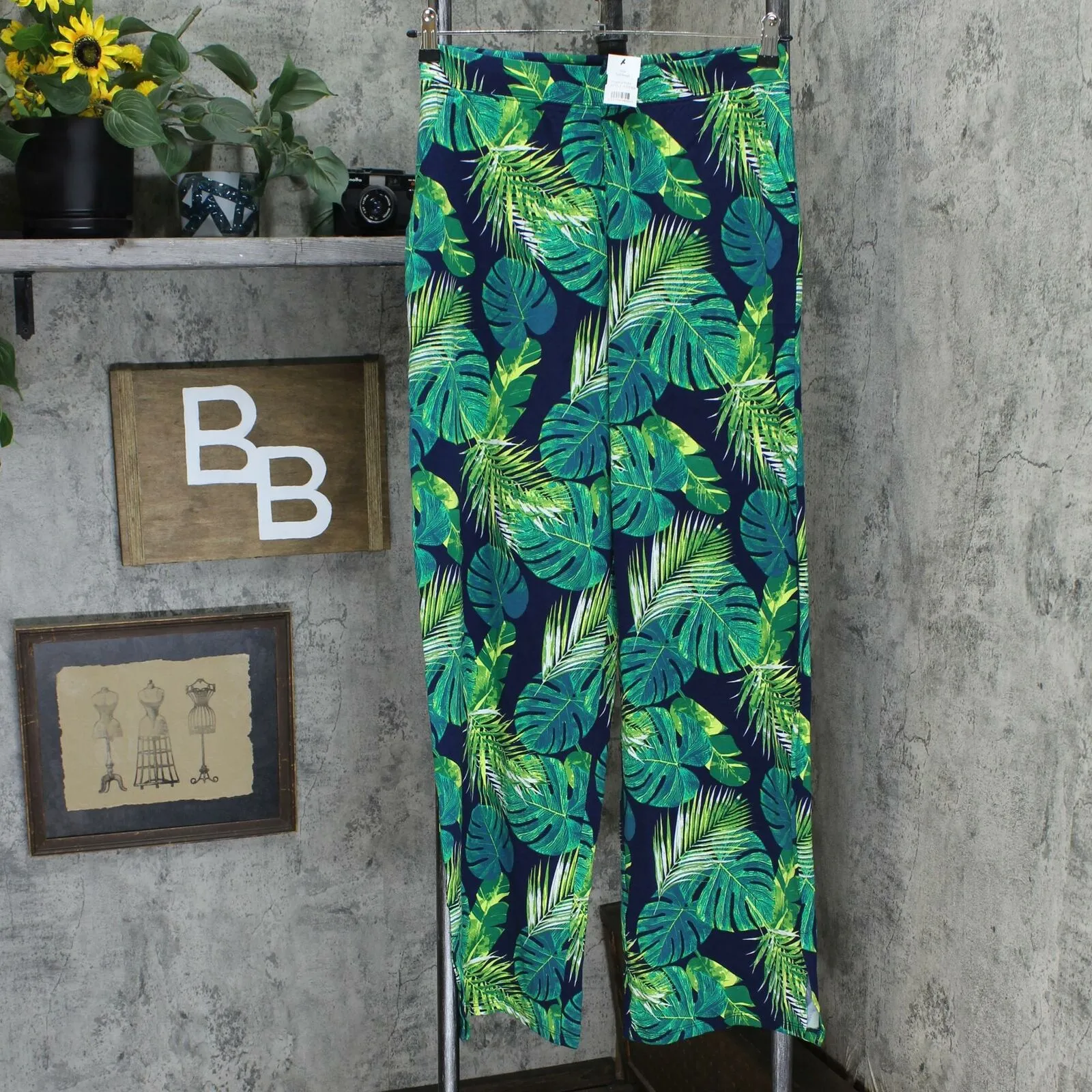 Denim & Co. Women's Tall Pull-On Beach Pants With Side Slits
