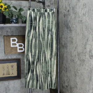 Denim & Co. Women's Wide Leg Pull-On Beach Pants Olive Tie Dye XXS