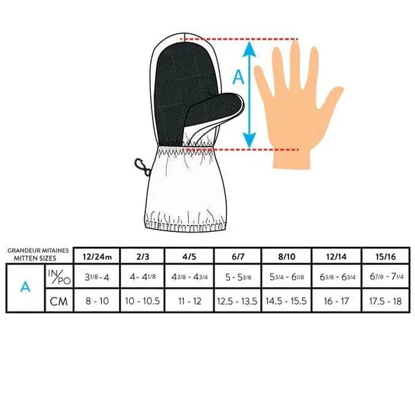 Deux par Deux - Technical Mittens Printed Marble
