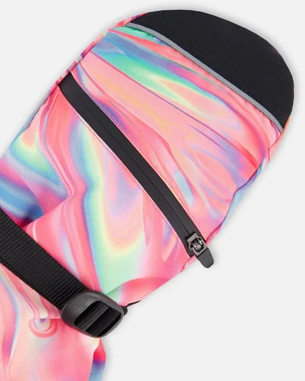 Deux par Deux - Technical Mittens Printed Marble