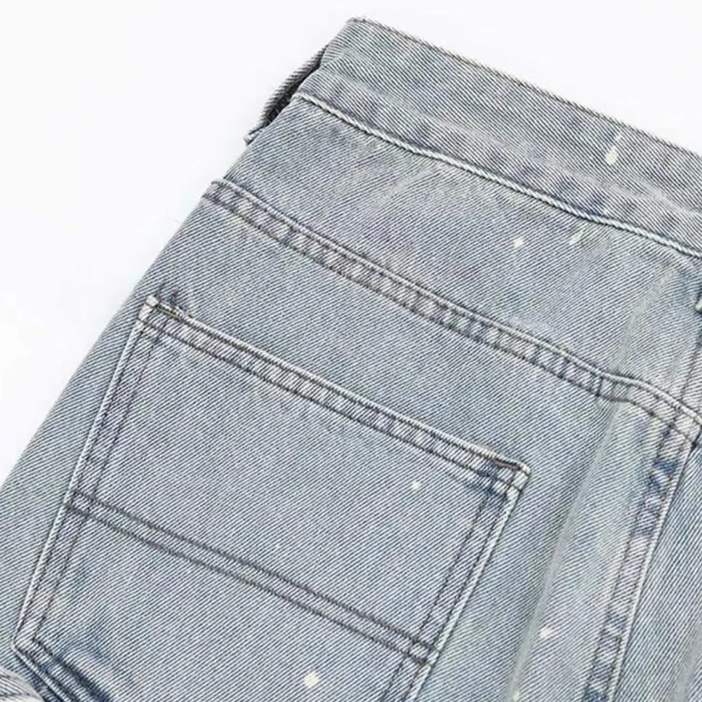 DF | Blue Panelled Design Jeans
