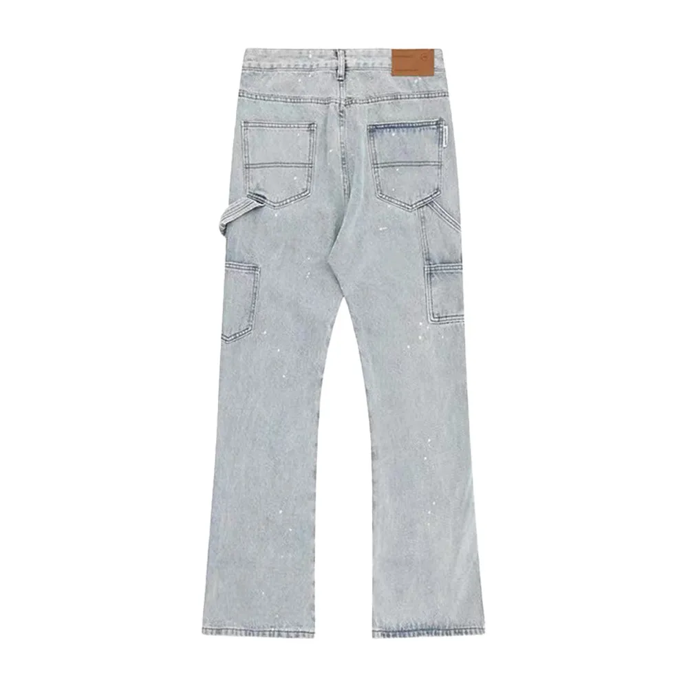 DF | Blue Panelled Design Jeans