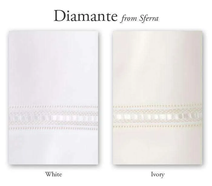 Diamante Flat Sheet by Sferra