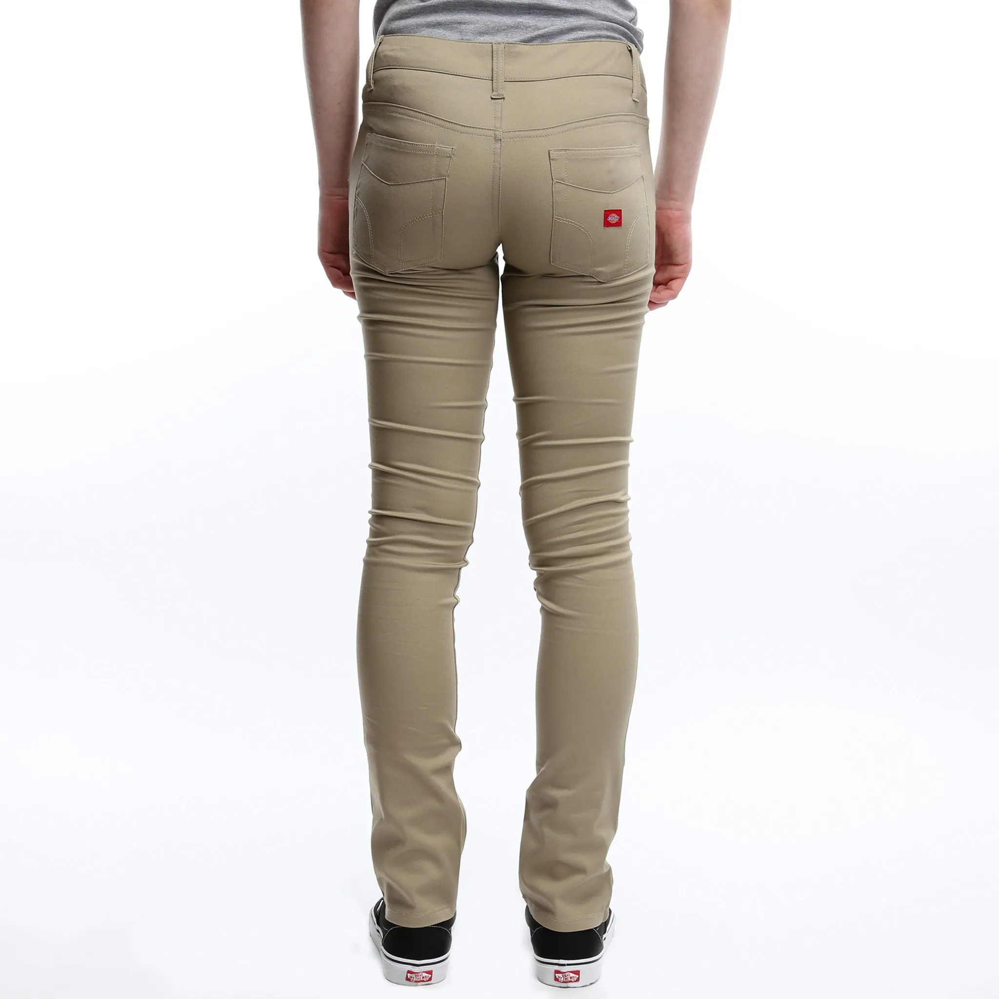Dickies Womens 5-Pocket Classic Skinny Pant - Khaki