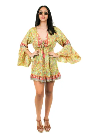 DK-5049 Dress in Lime Mix
