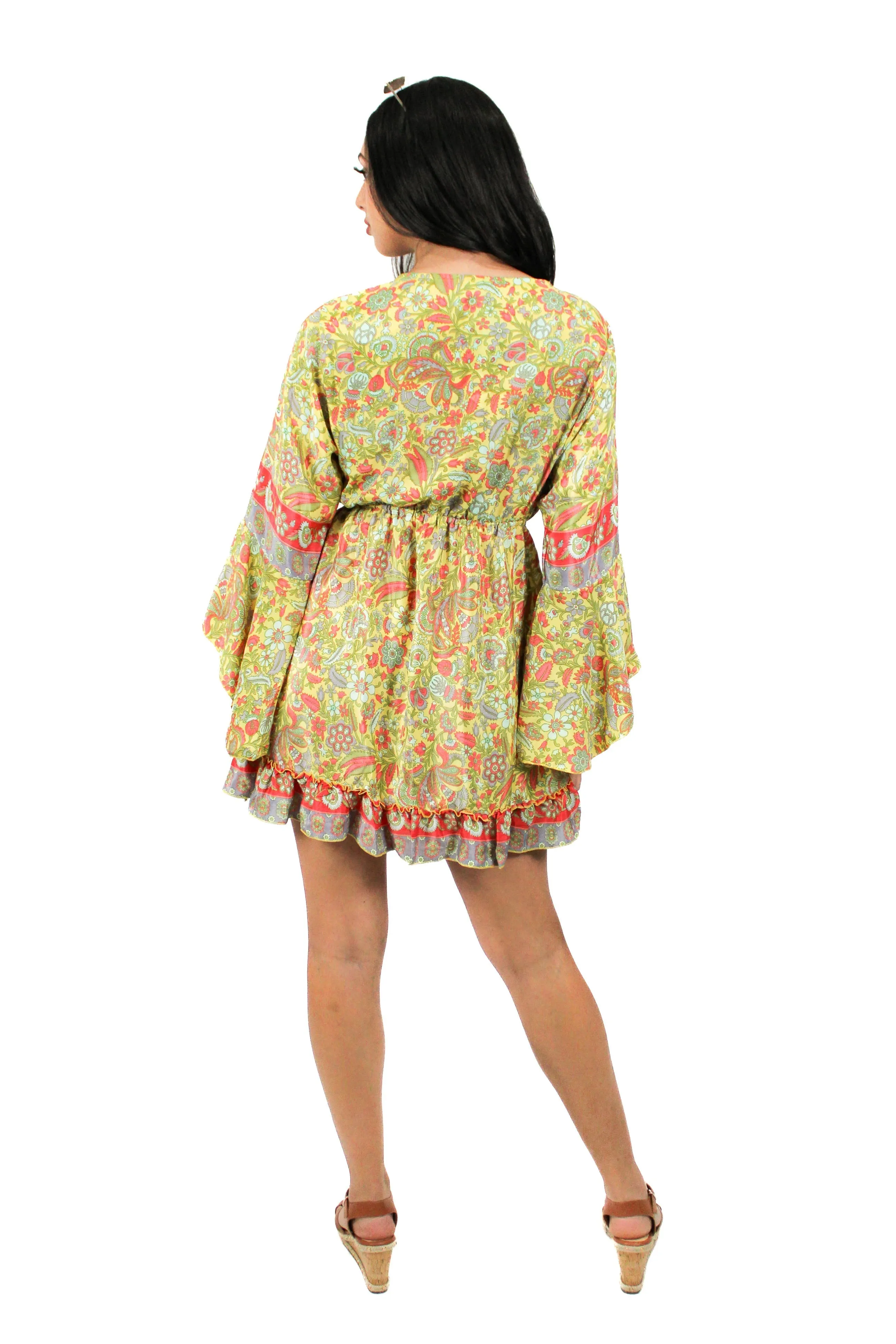 DK-5049 Dress in Lime Mix