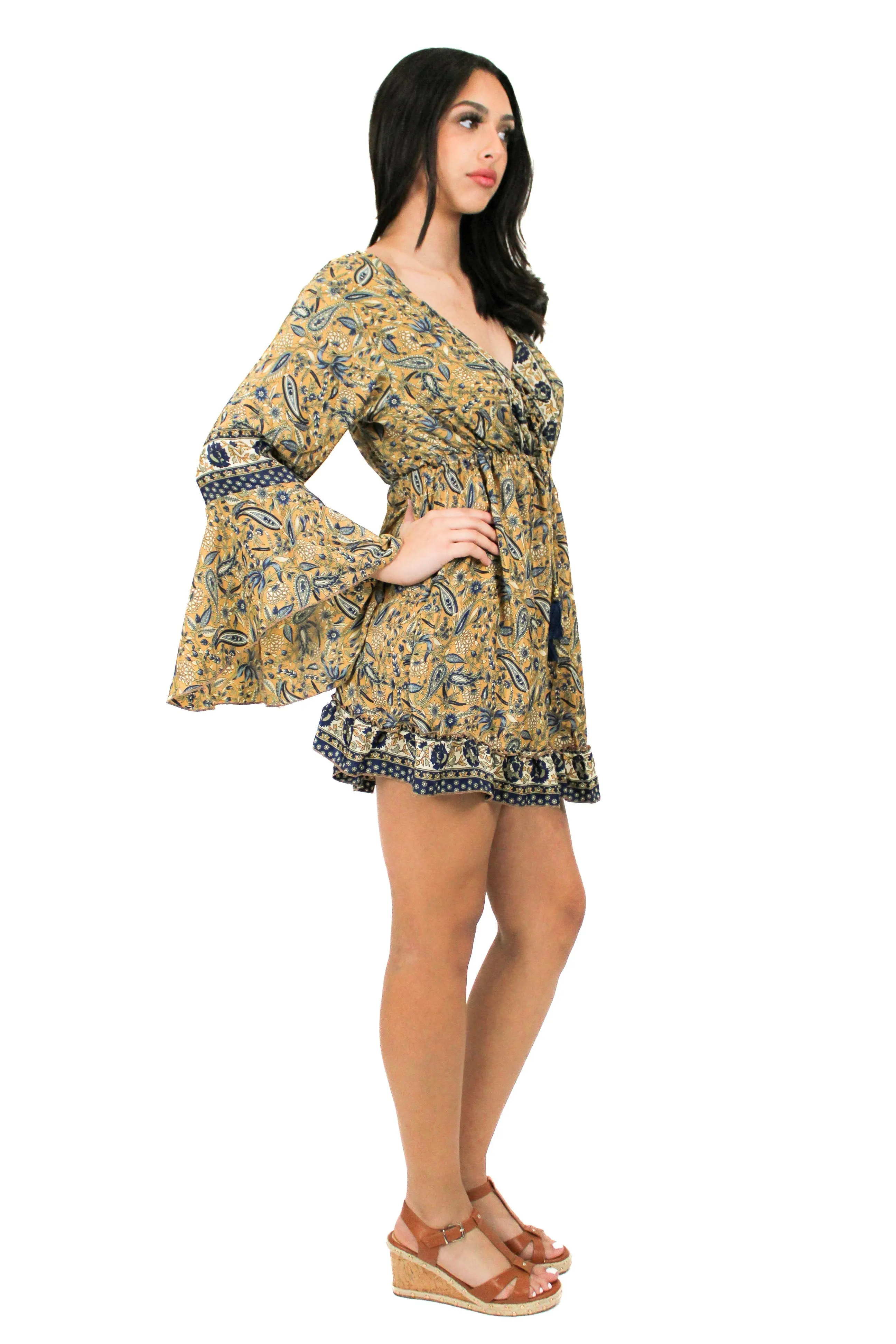 DK-5049 Dress in Lime Mix