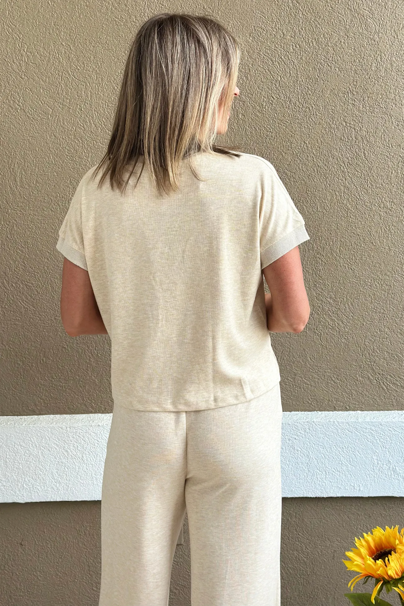 Effortless Comfort Knit Top in Ivory
