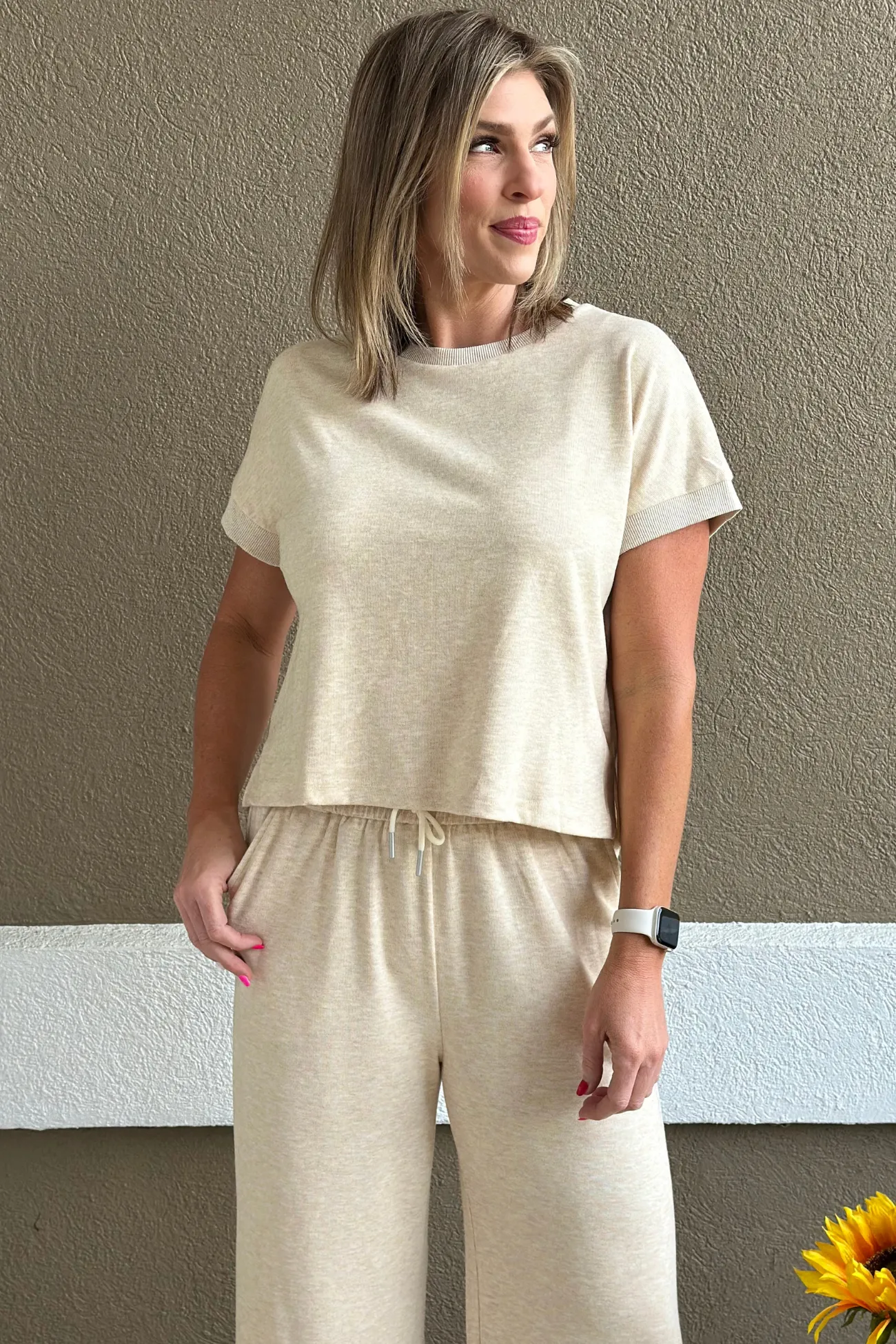 Effortless Comfort Knit Top in Ivory