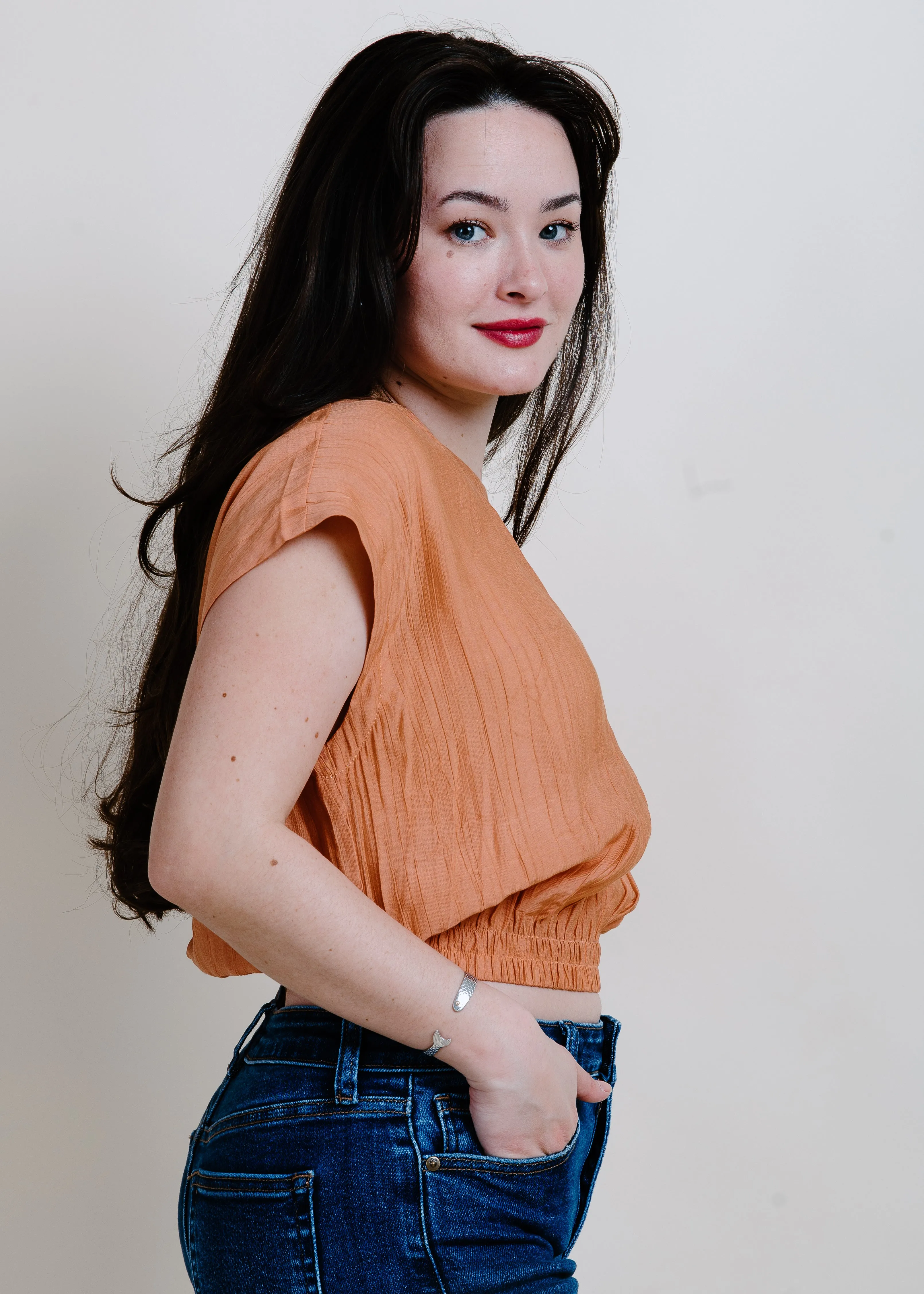 Ember Sun Top - Red Orange