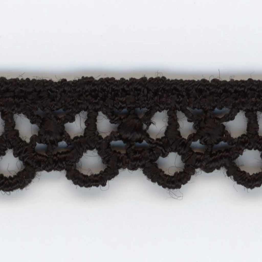 Embroidered Chemical Lace #50 Black