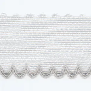 Embroidered Tulle Lace #100 Pale Silver