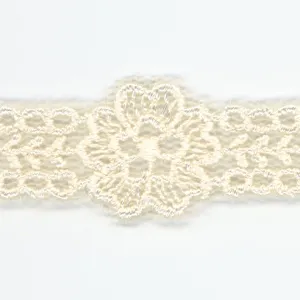 Embroidered Tulle Lace #158 Milk
