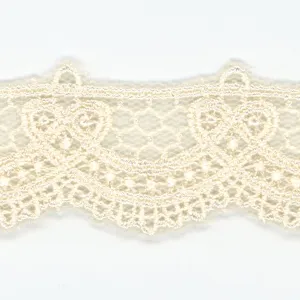 Embroidered Tulle Lace #158 Milk