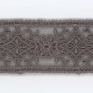 Embroidered Tulle Lace #159 Medium Gray