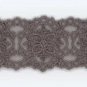 Embroidered Tulle Lace #159 Medium Gray