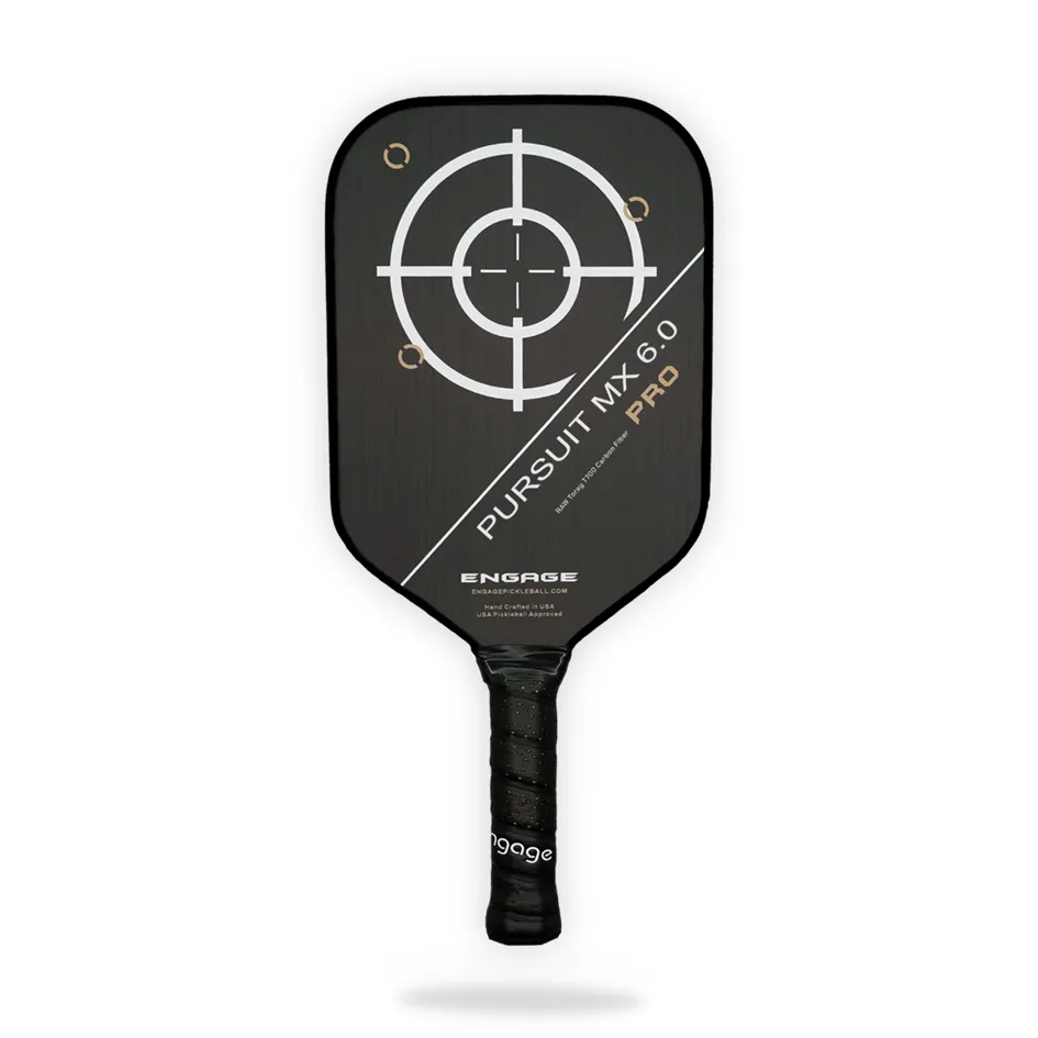 Engage Pursuit Pro MX 6.0 Raw T700 Carbon Fibre Pickleball Paddle