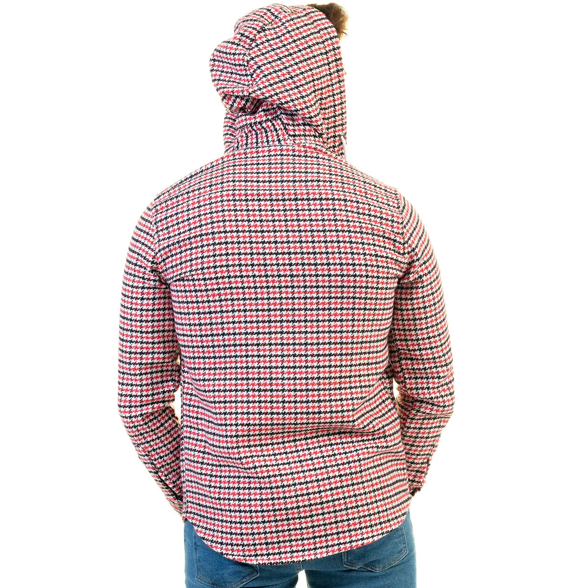 European Wool Luxury Zippered With Hoodie Sweater Jacket Warm Winter Tailor Fit