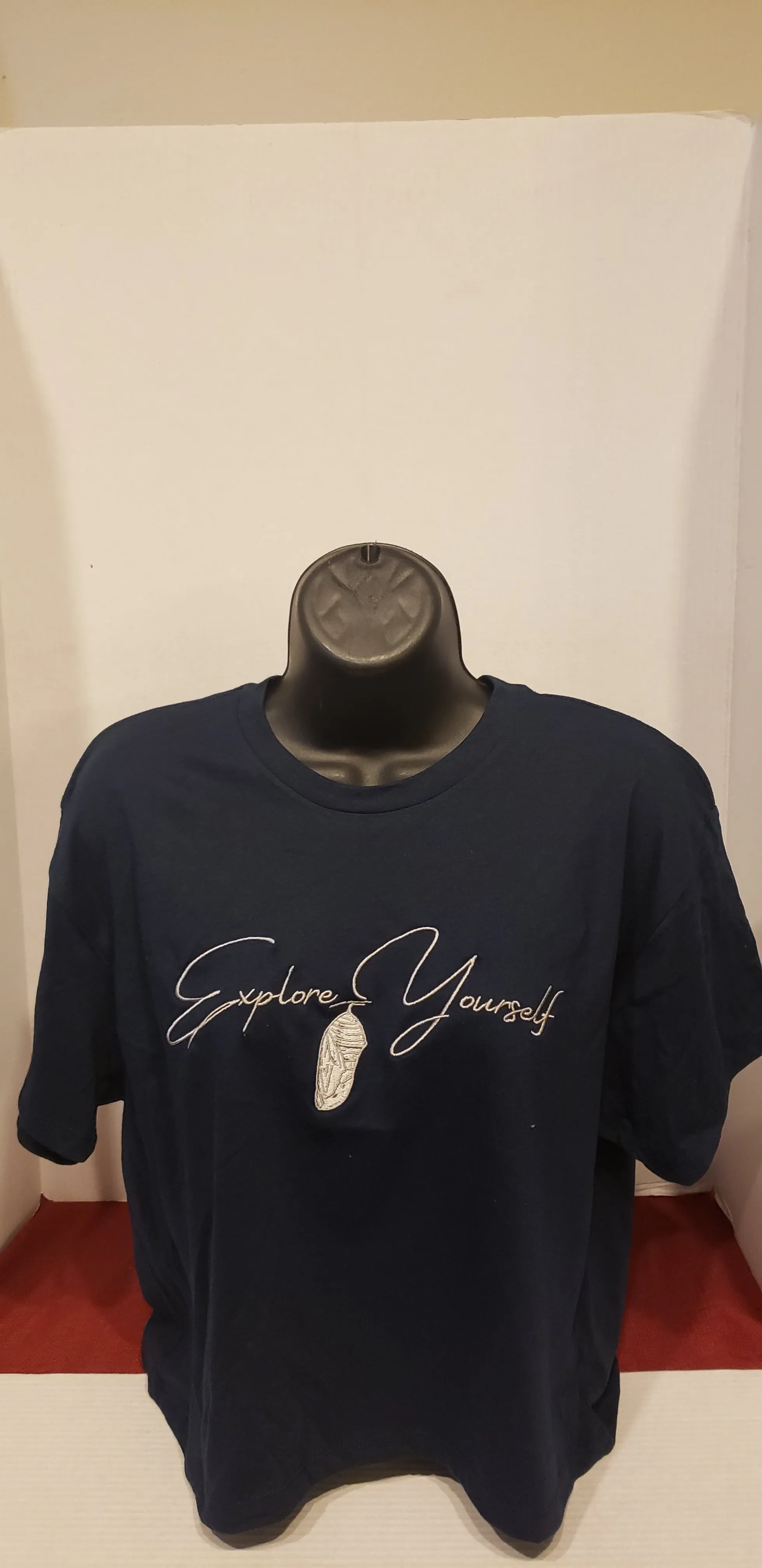 Explore Yourself Grey(Grey Storm)Crop Tee