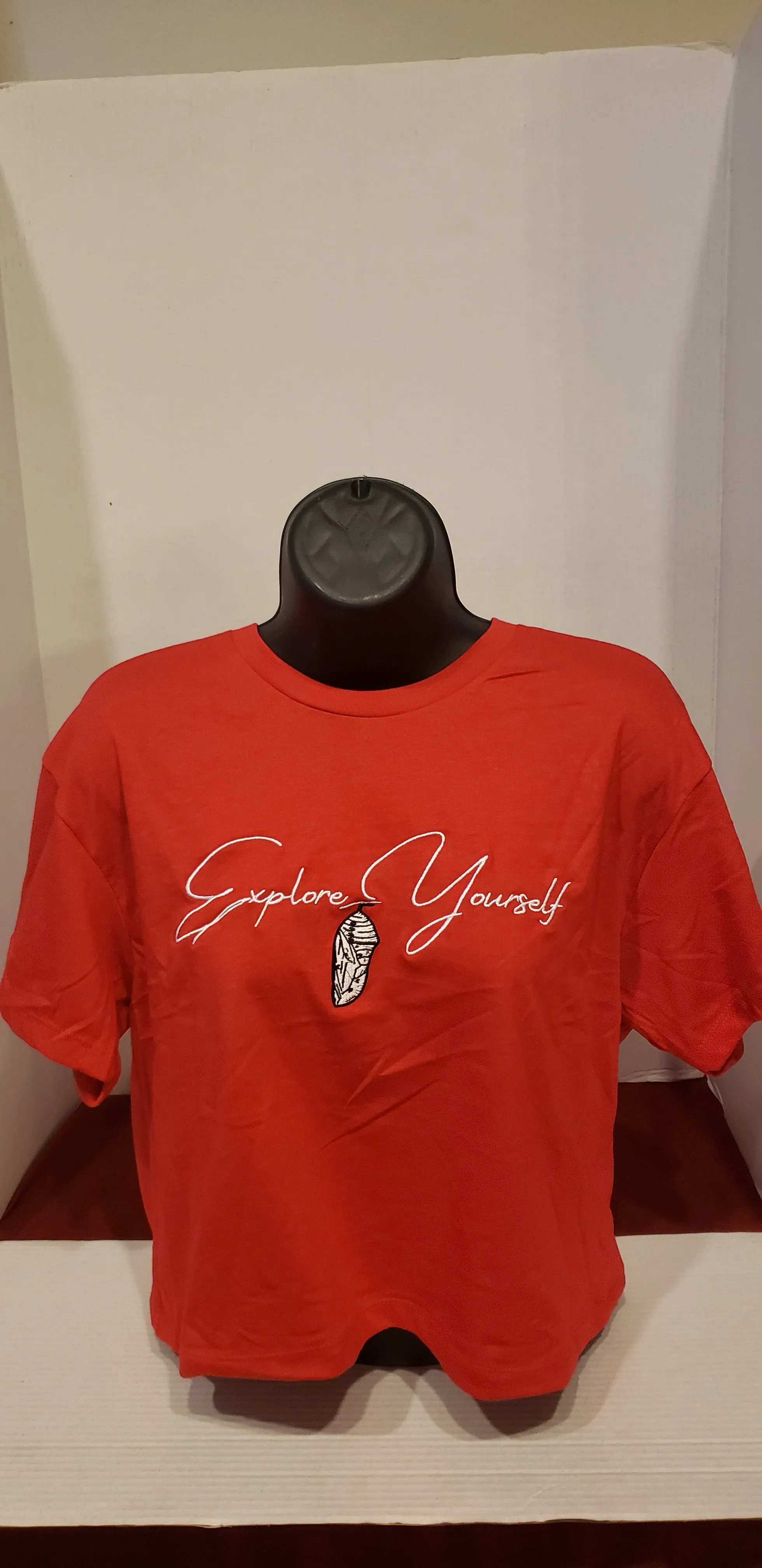 Explore Yourself Grey(Grey Storm)Crop Tee