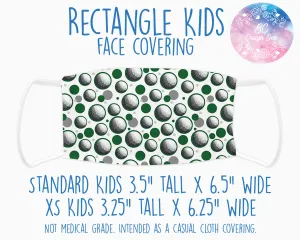 Face Covering Golf Print