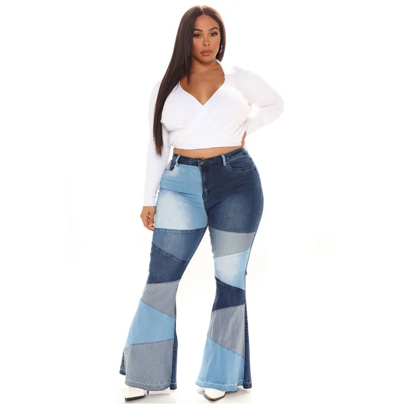 Fashion Plus Sizes Denim Jeans for Women
