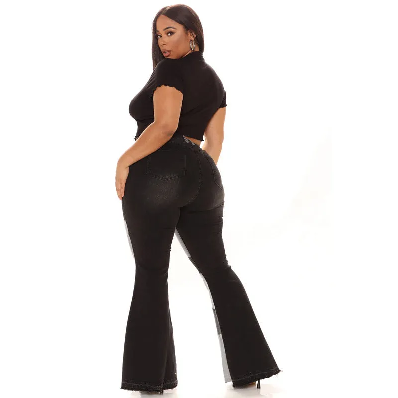 Fashion Plus Sizes Denim Jeans for Women