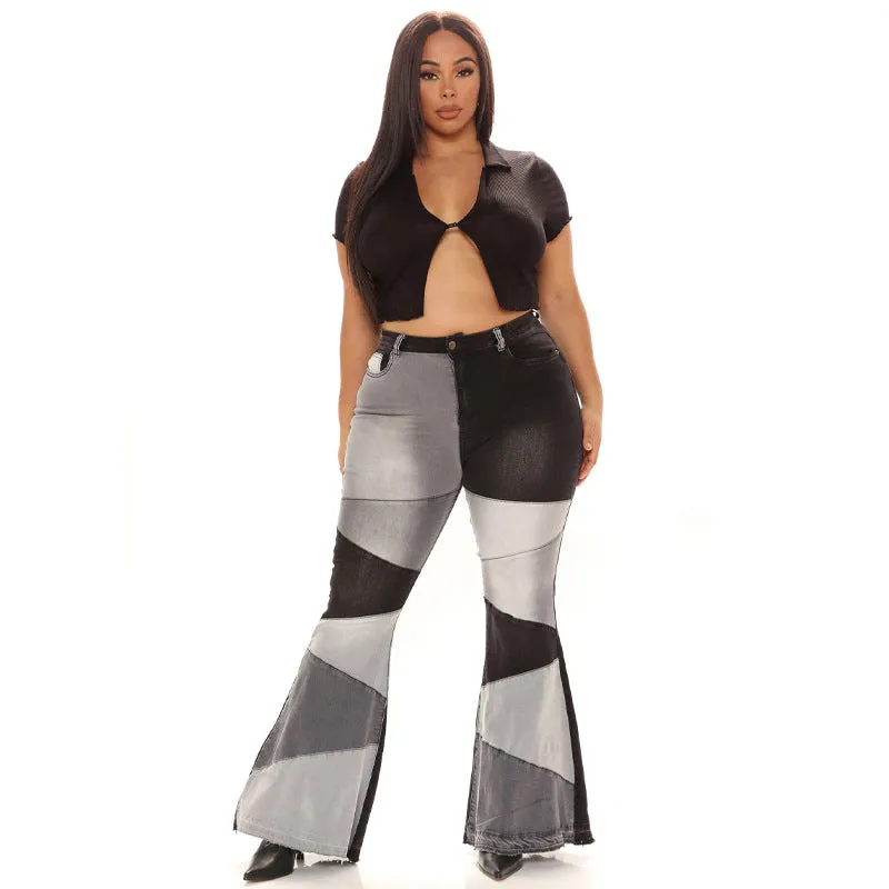 Fashion Plus Sizes Denim Jeans for Women