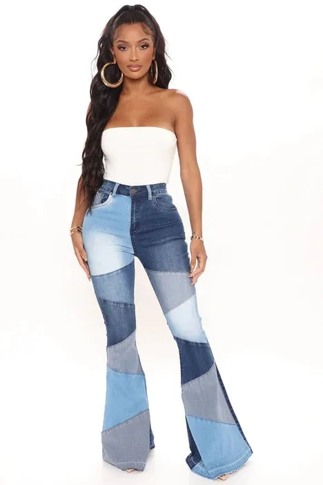 Fashion Plus Sizes Denim Jeans for Women