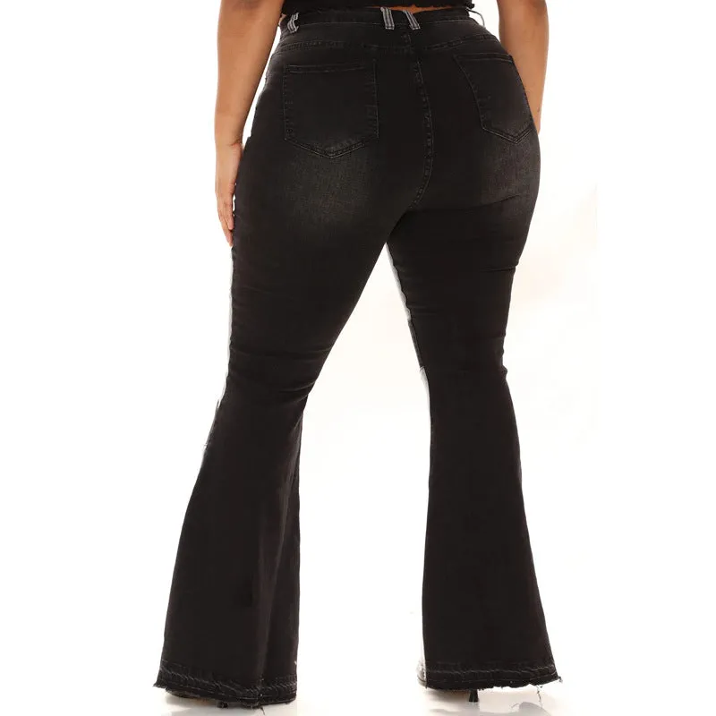 Fashion Plus Sizes Denim Jeans for Women