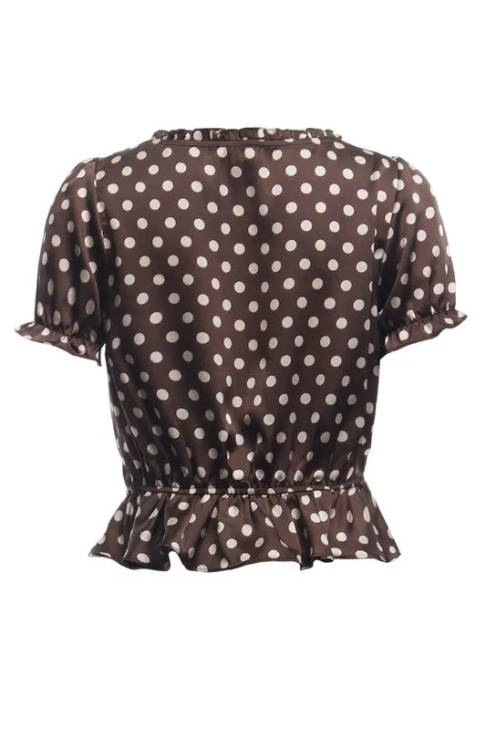 Fenn Polka Dot Top