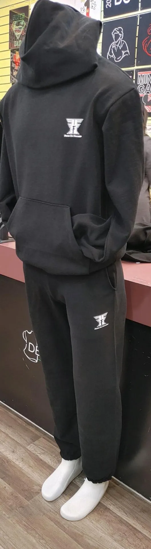 FFF Unisex Black Jogger Set