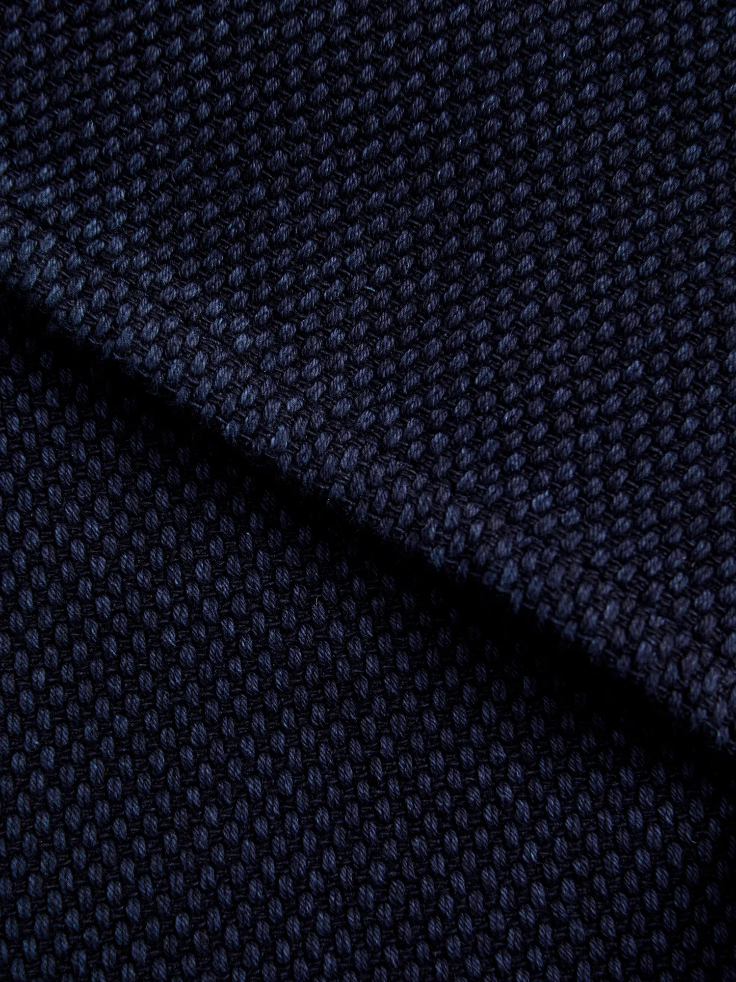 Fine Sashiko Hand Dyed 5-Pocket Pants in Indigo