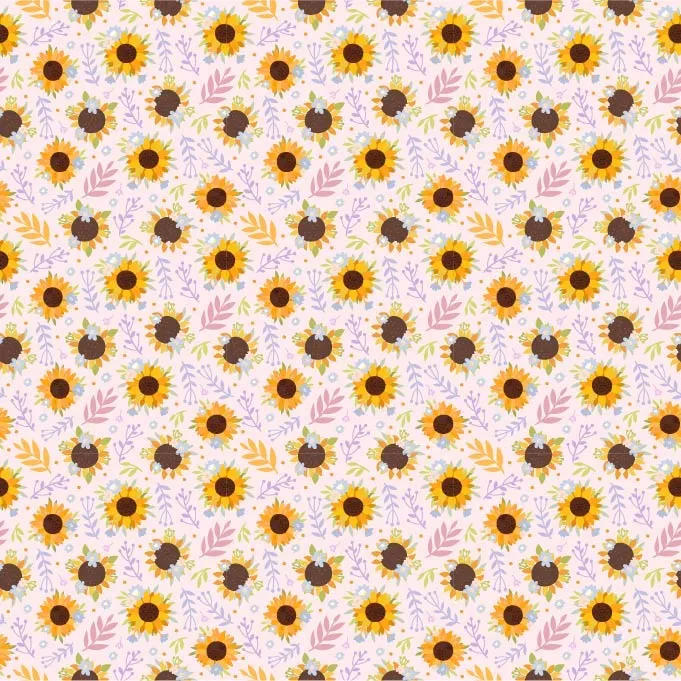 Floral Afternoon Printed Felt Collection/ Sheets