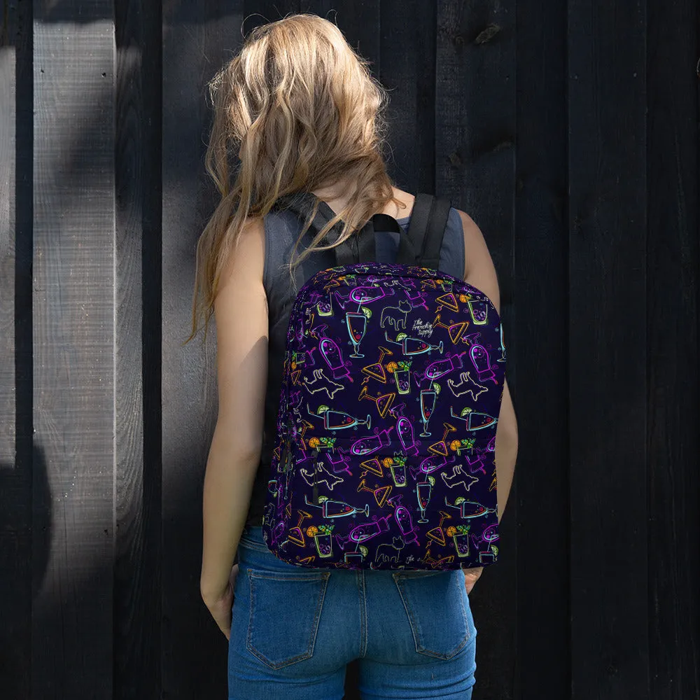 Frenchie Supply Backpack - Happy Hour