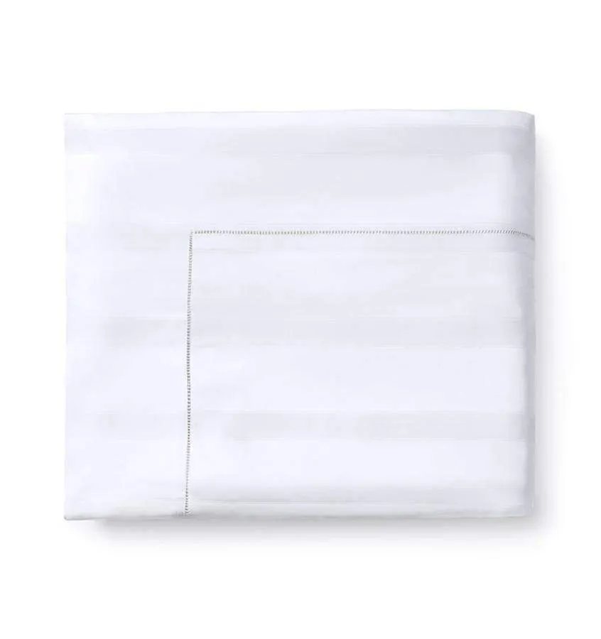 Giza 45 Stripe Flat Sheet by Sferra