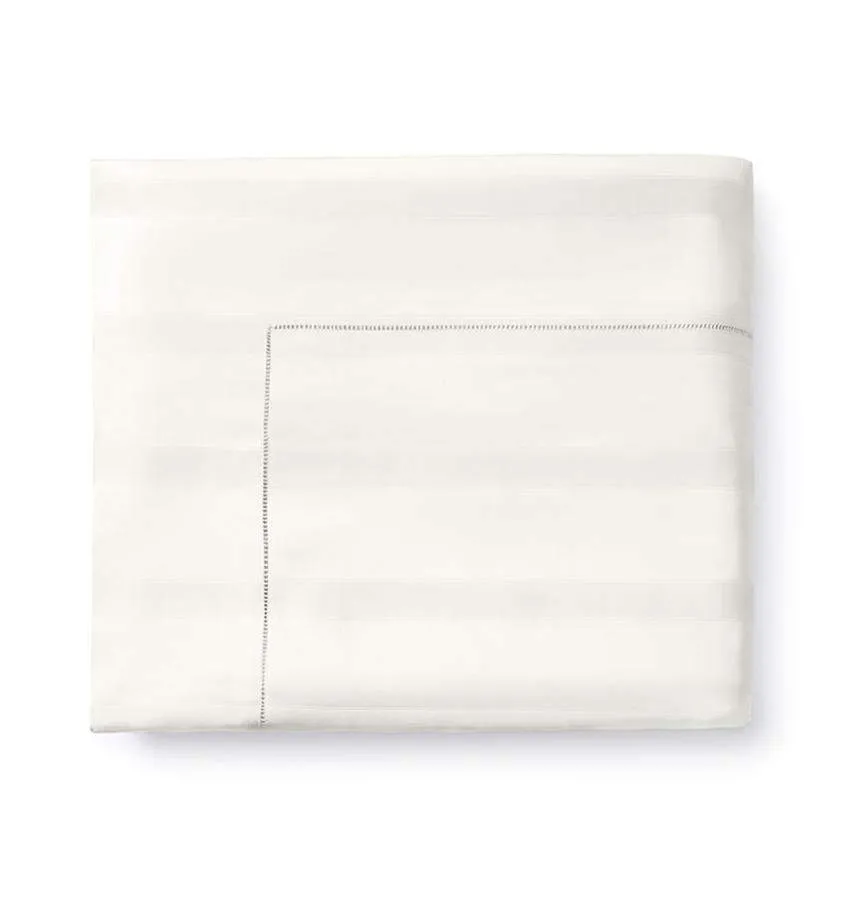 Giza 45 Stripe Flat Sheet by Sferra