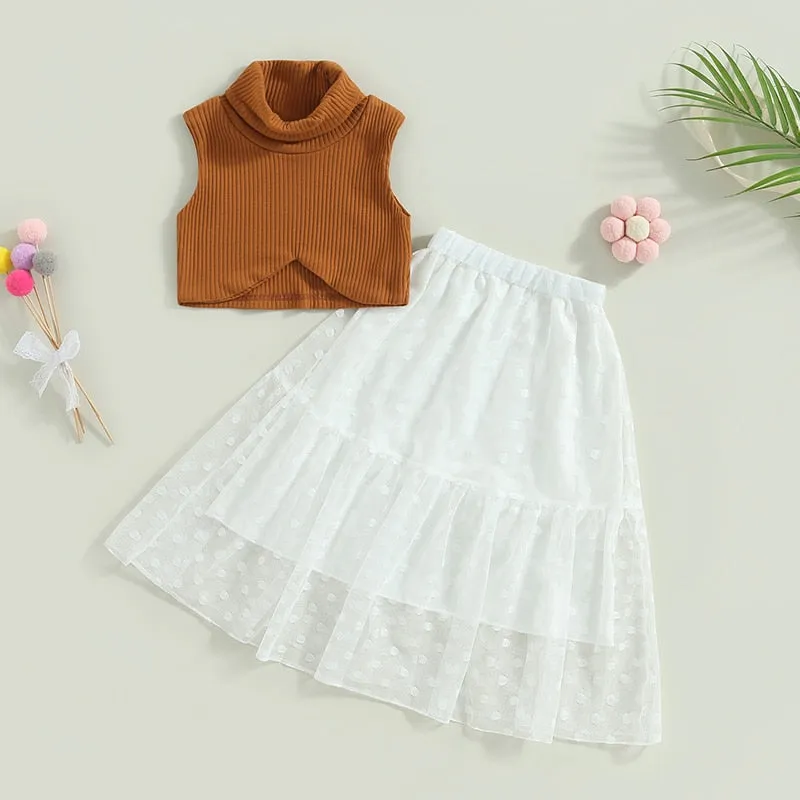 Hannah Mesh Skirt Set