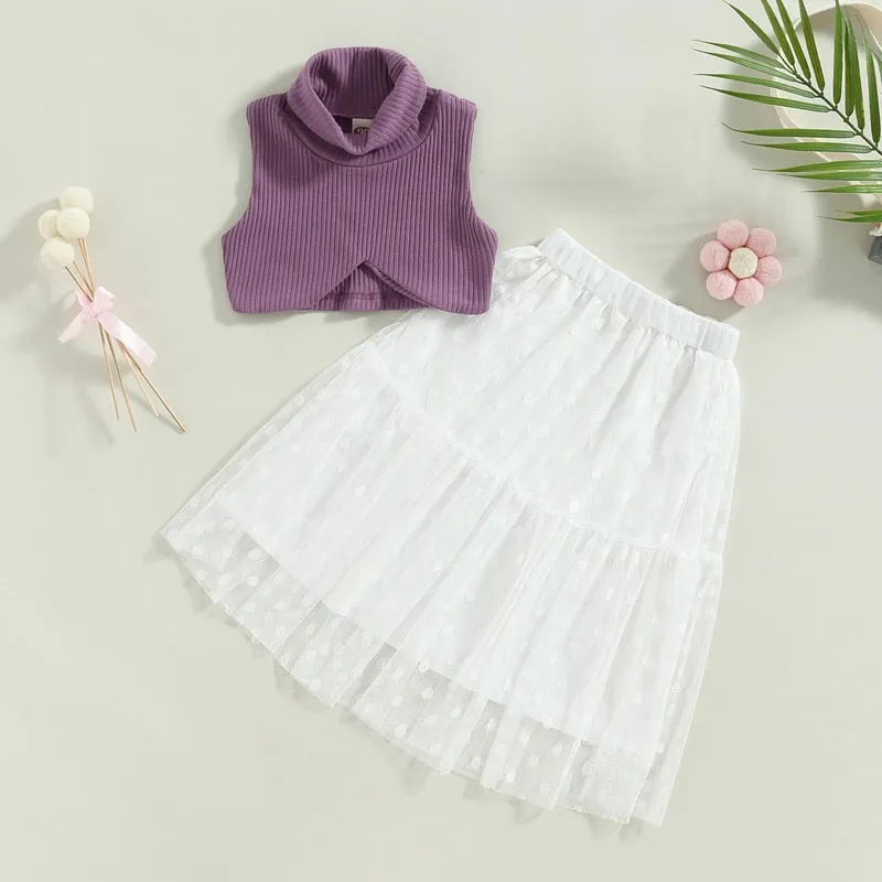 Hannah Mesh Skirt Set
