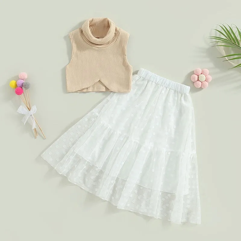 Hannah Mesh Skirt Set