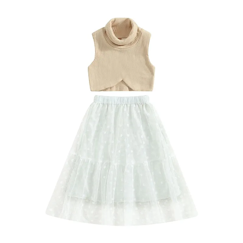 Hannah Mesh Skirt Set