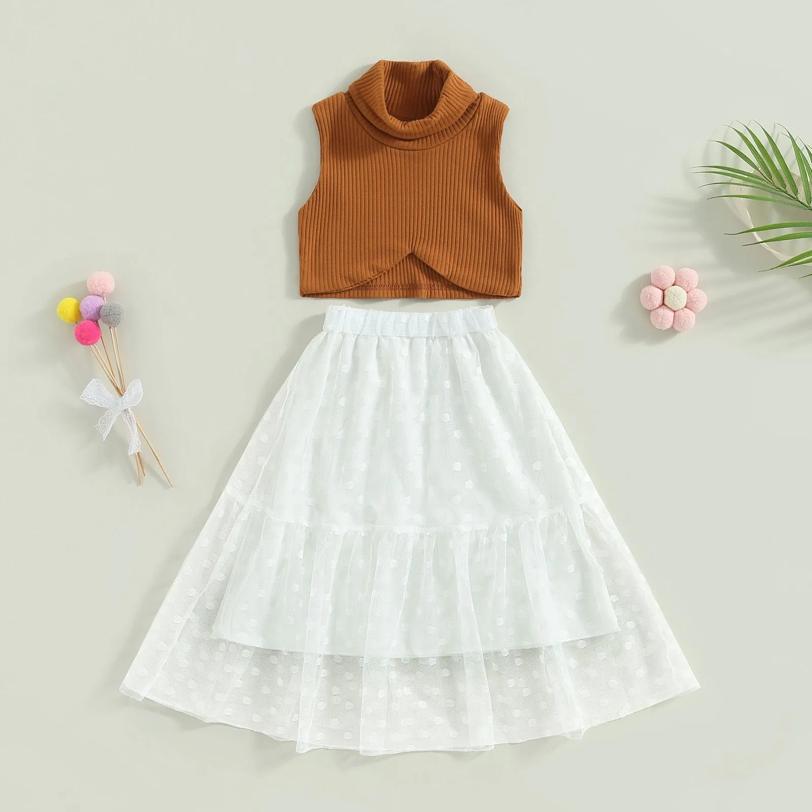 Hannah Mesh Skirt Set